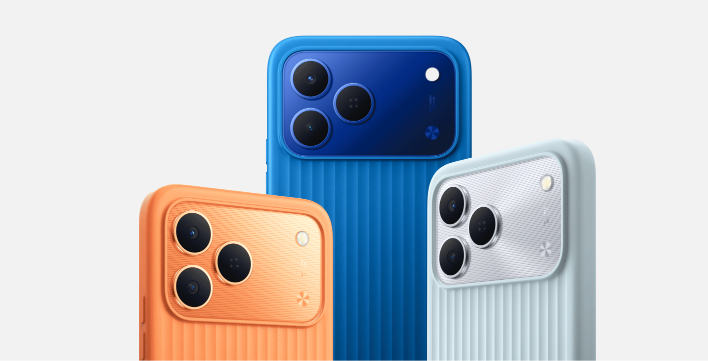 TECNO SPARK 50 in three colours